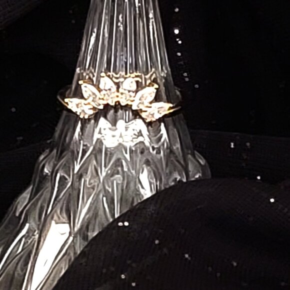 Diamond Engagement and Wedding Ring Set - Picture 6 of 6